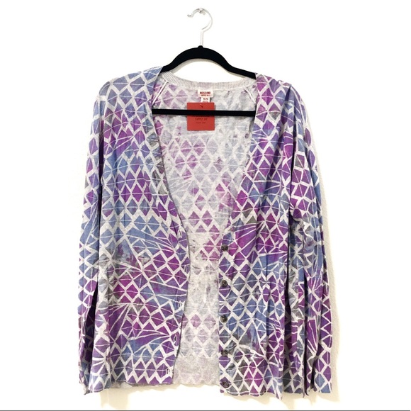 2 colorful design cardigans sz XL - Picture 3 of 16